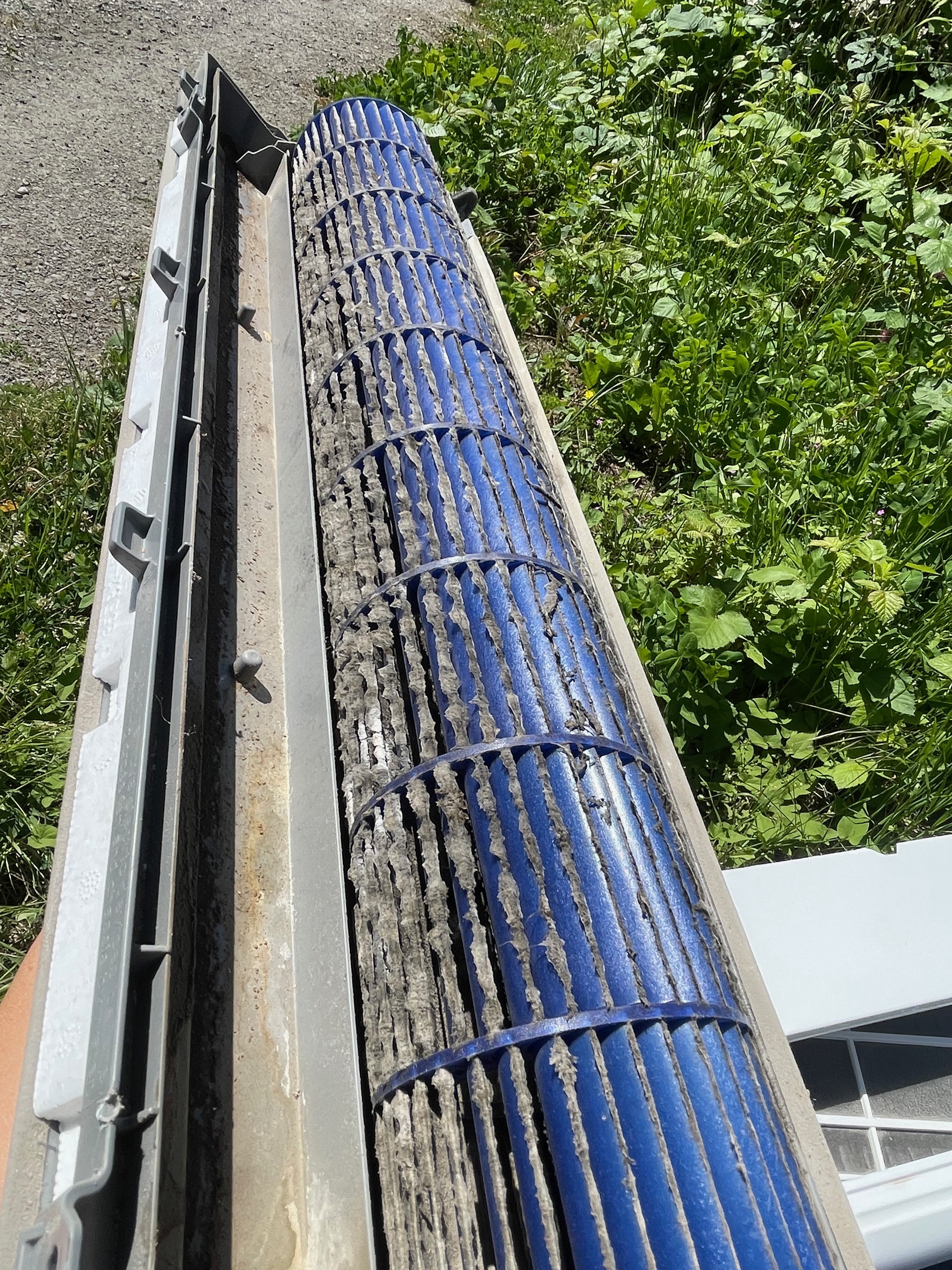 Mini split blower wheel close up before deep cleaning – Vancouver, WA